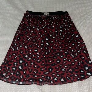 Loft Outlet Cheetah Skirt